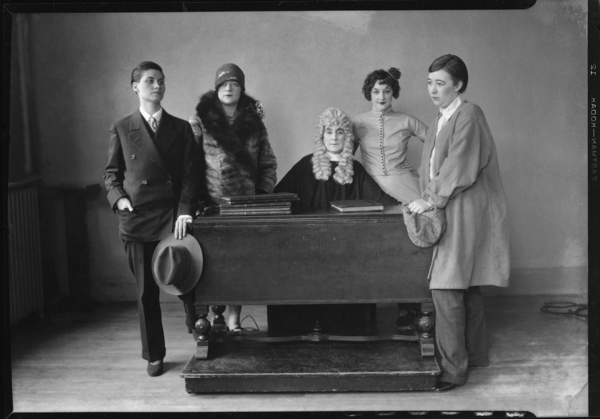 Image of Woman's Century Club members in costume, Seattle, 1928