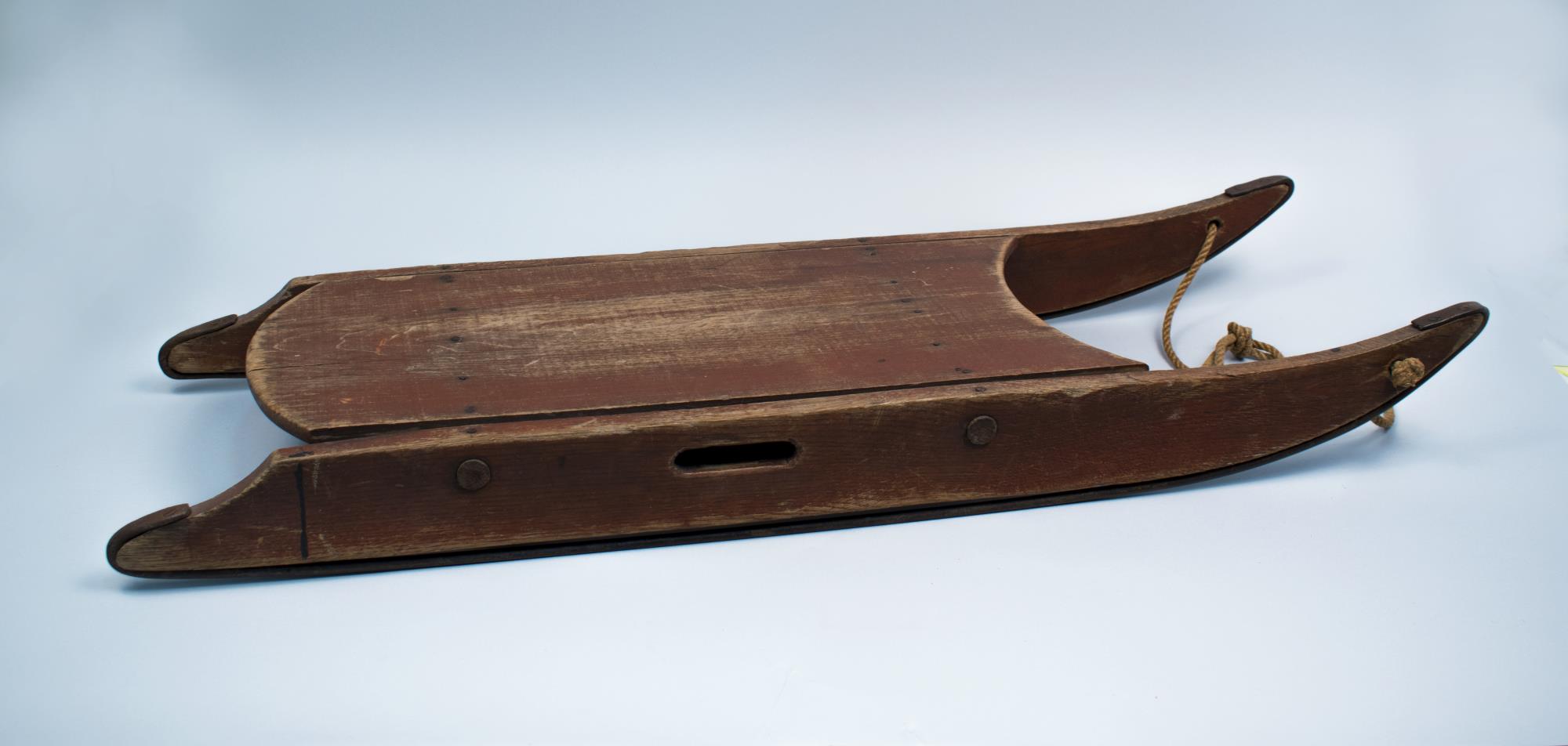 Image of Homemade child's sled, ca. 1890