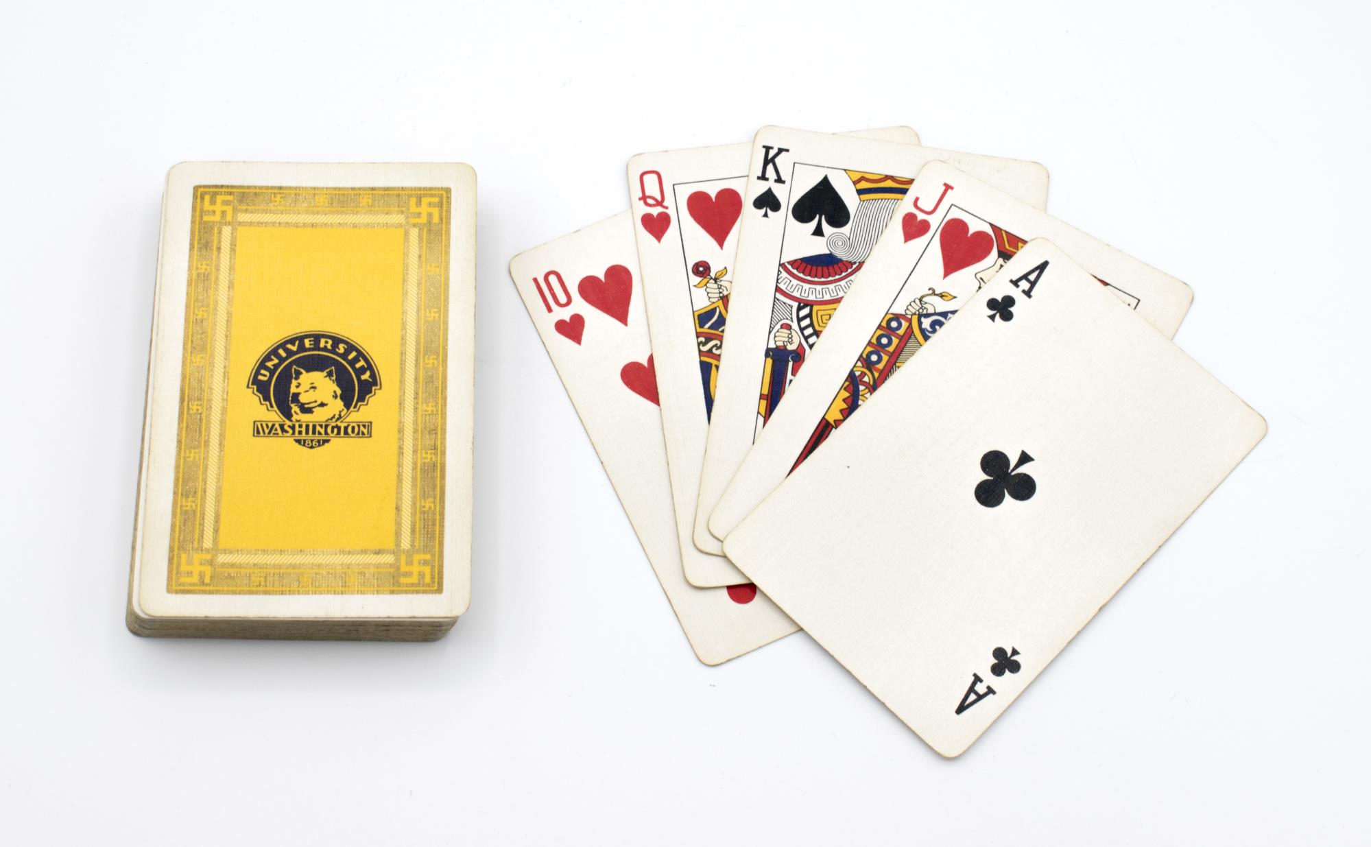 Image of Souvenir card deck from University of Washington Book Store, ca. 1910-1920
