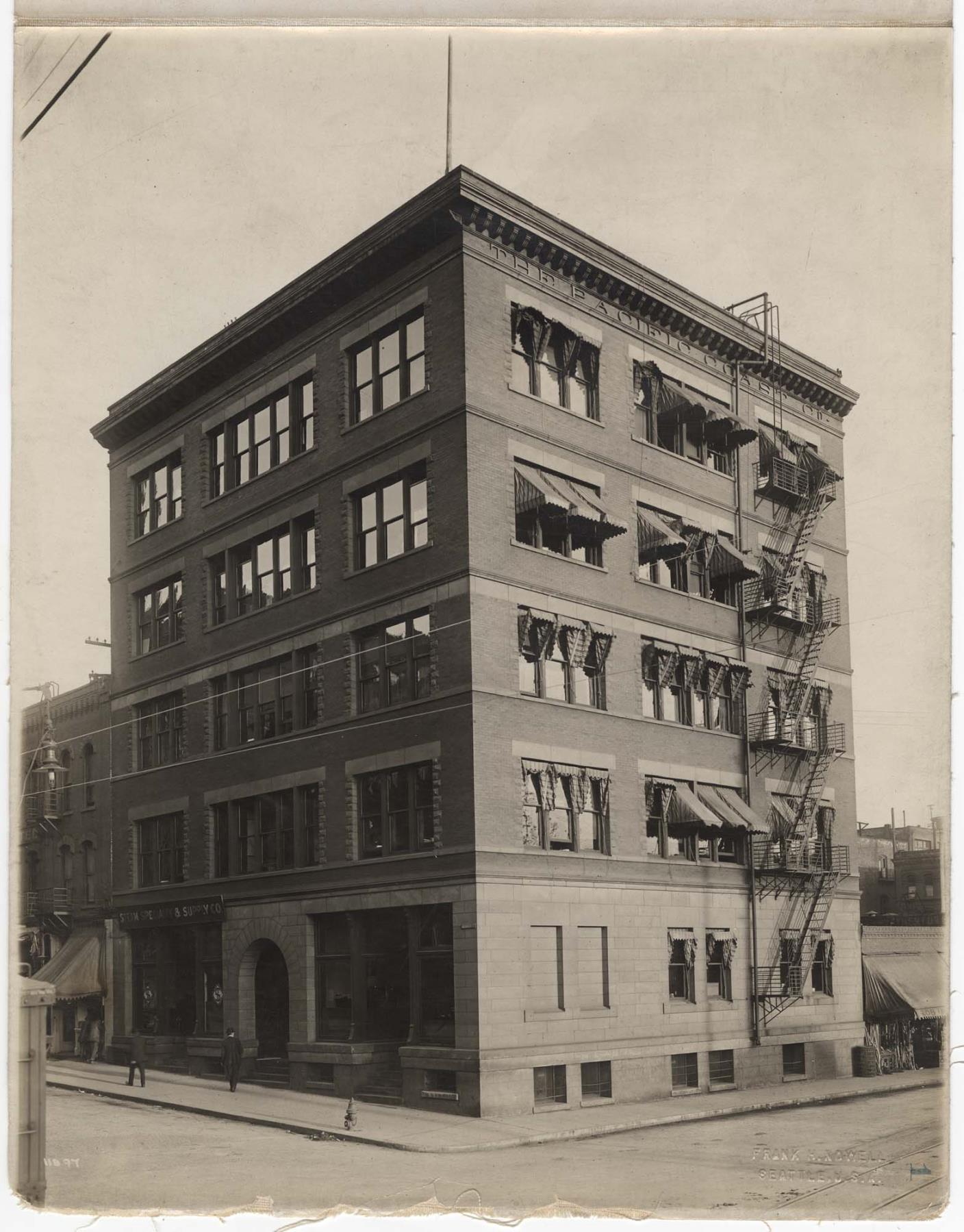 Image of General office building, Pacific Coast Co., 77 Washington St., Seattle, circa 1907