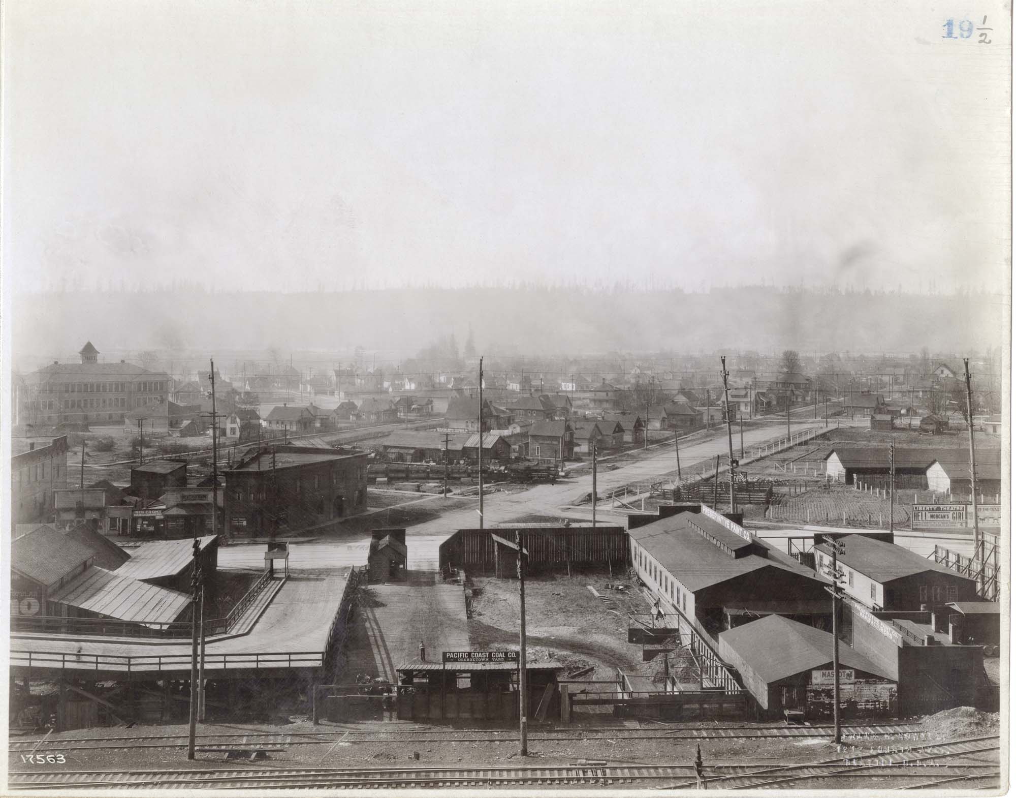 Image of Georgetown Yard of Pacific Coast Coal Co., Seattle, circa 1915