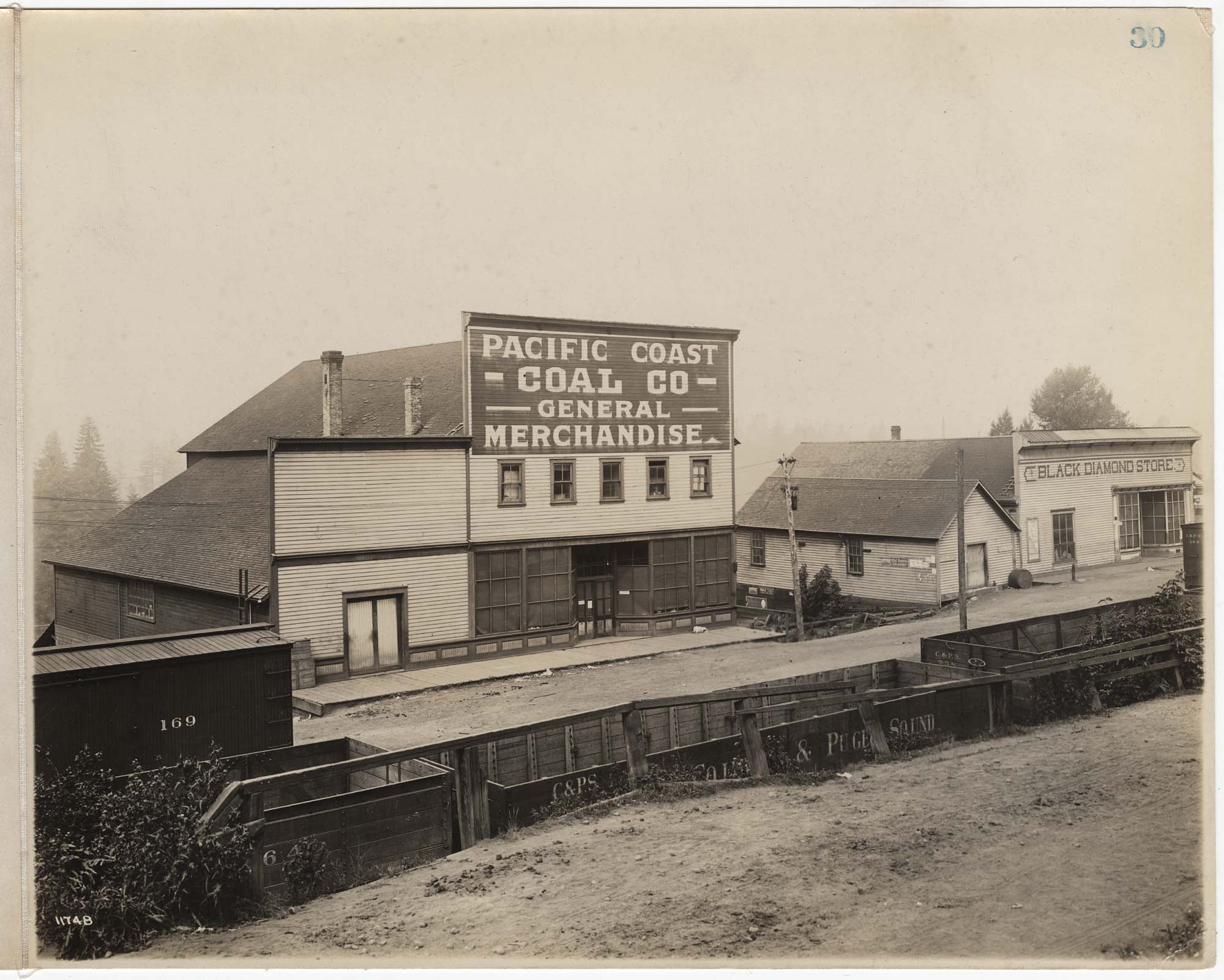Image of Pacific Coast Coal Co. General Merchandise Store, Black Diamond, circa 1915