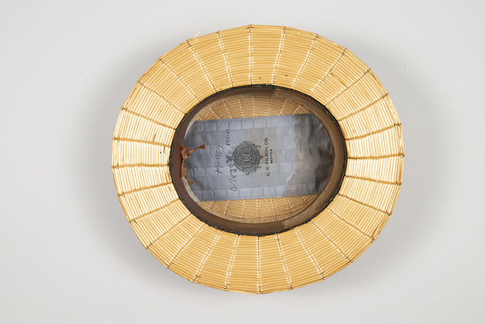 Image of Straw boater hat from C. C. Filson Co, ca. 1900-1920