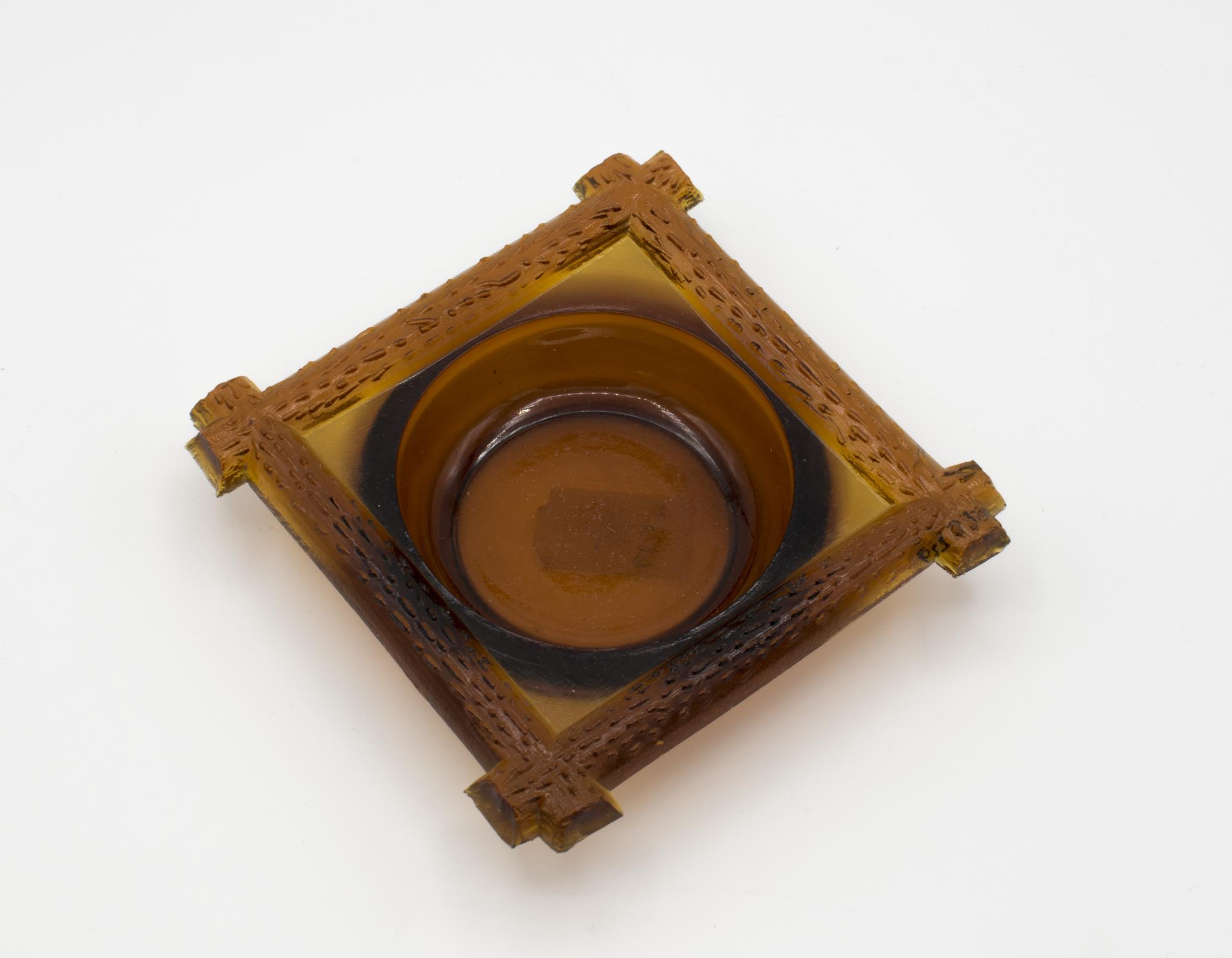 Image of Glass ashtray from Northwestern Glass Co., ca. 1936
