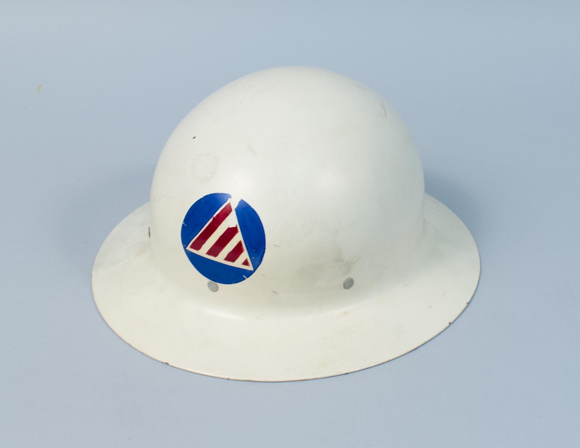 Image of Civil Defense helmet, ca. 1940