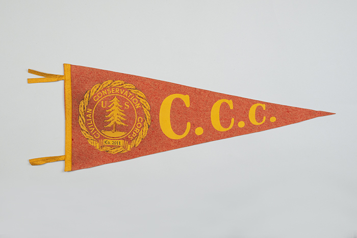 Image of Pennant from the Civilian Conservation Corps, Company 2911, 1930s