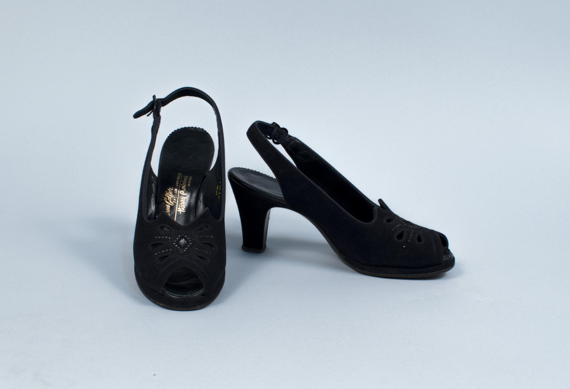 Image of Platform sole shoes, 1945