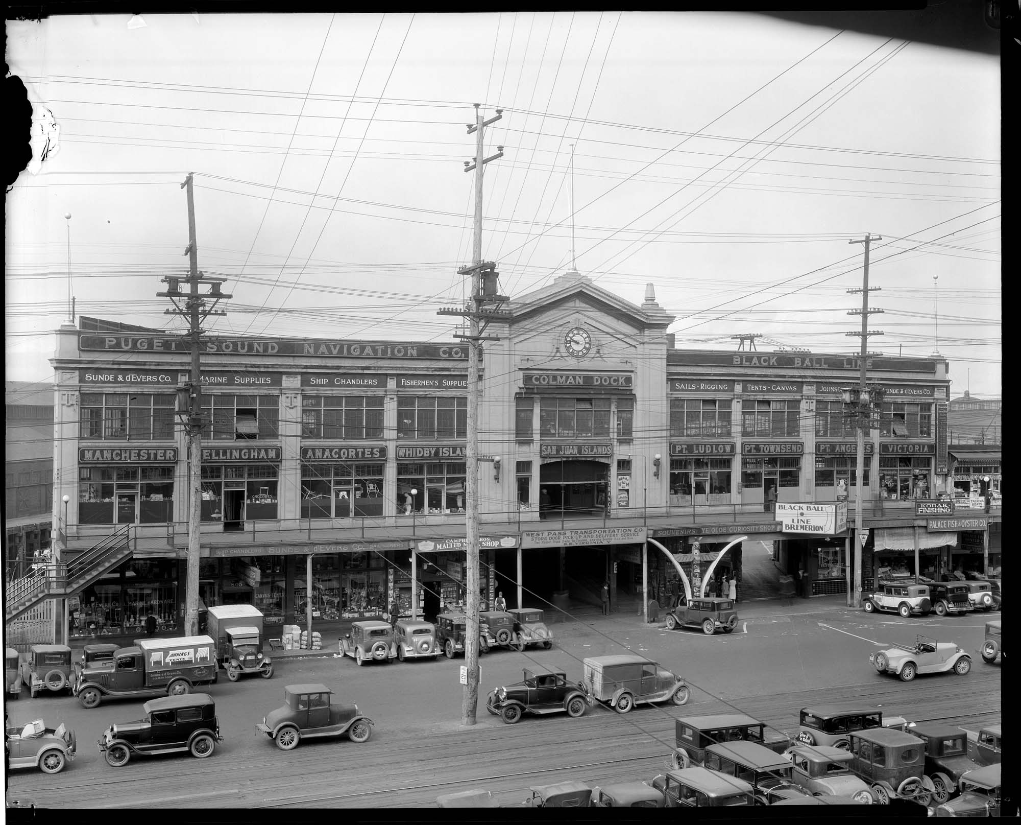 Image of Colman Dock, circa 1934