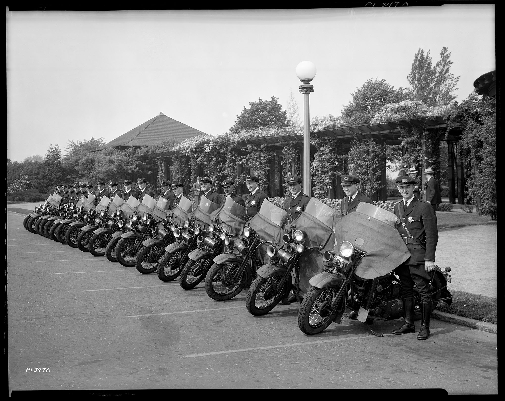 Image of Motorcycle patrolmen, Seattle, 1931