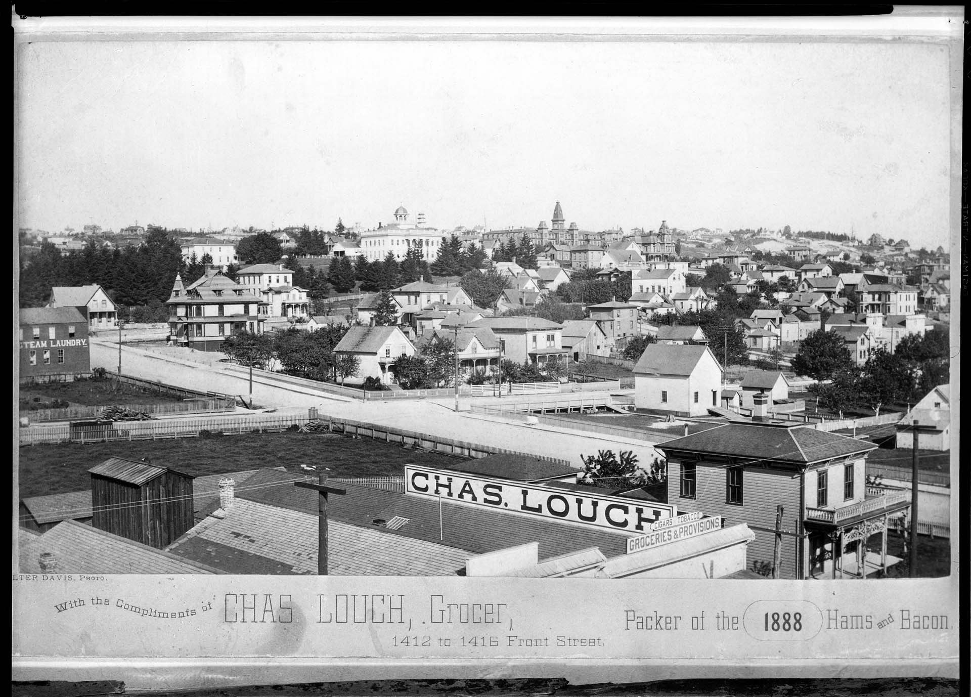 Image of View of Seattle, circa 1888