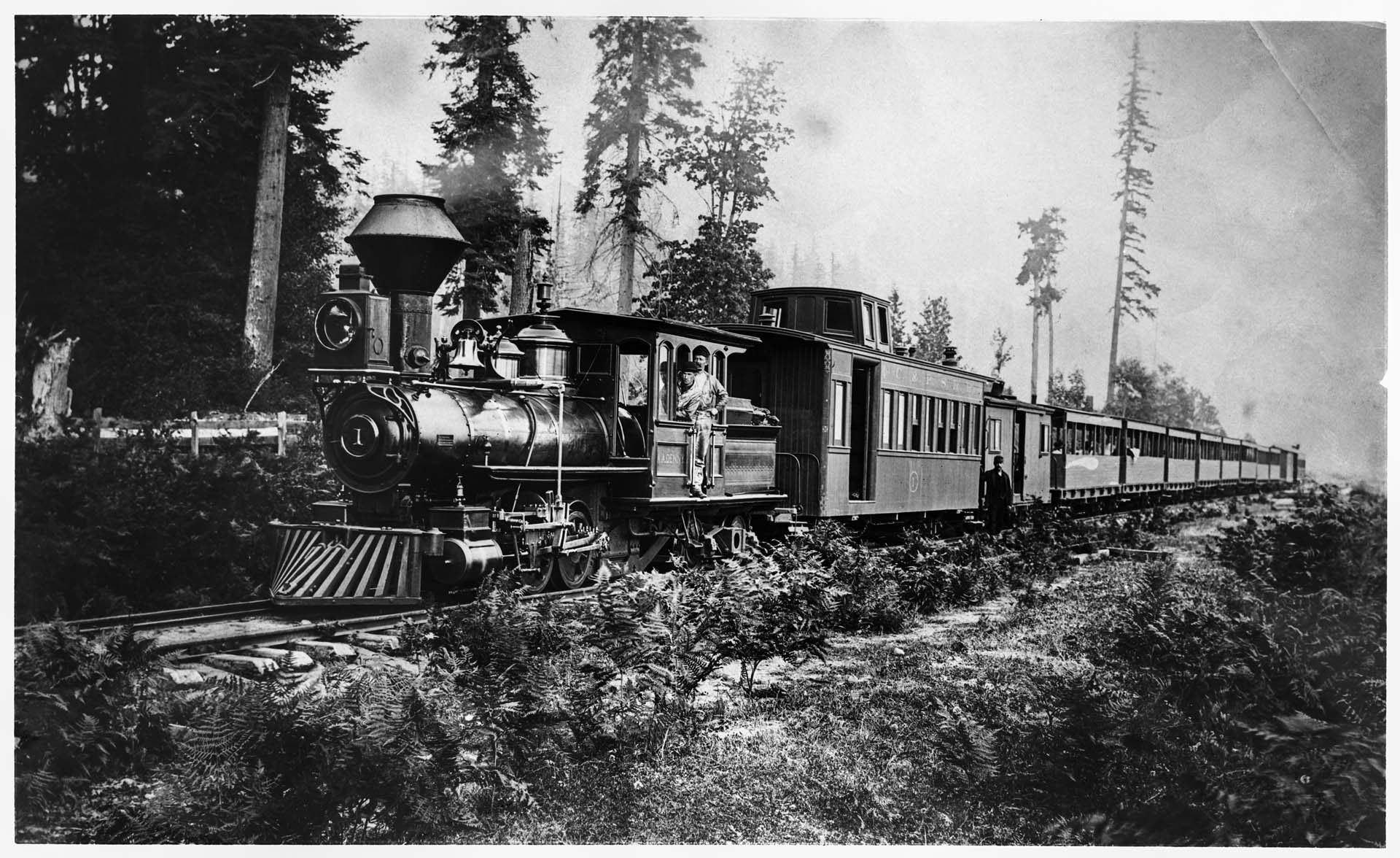 Image of Locomotive A.A. Denny, circa 1880
