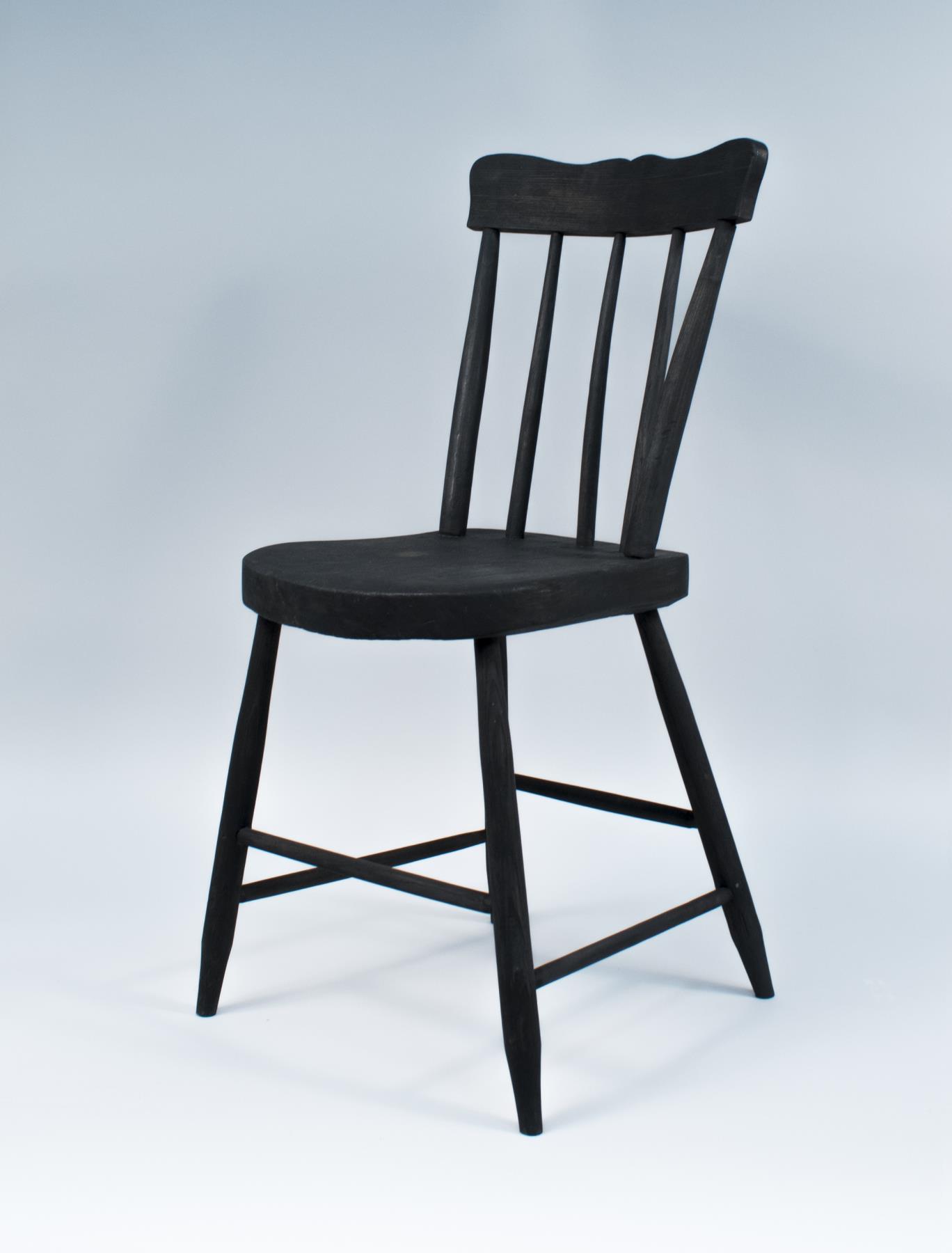Image of Windsor side chair made in the University 