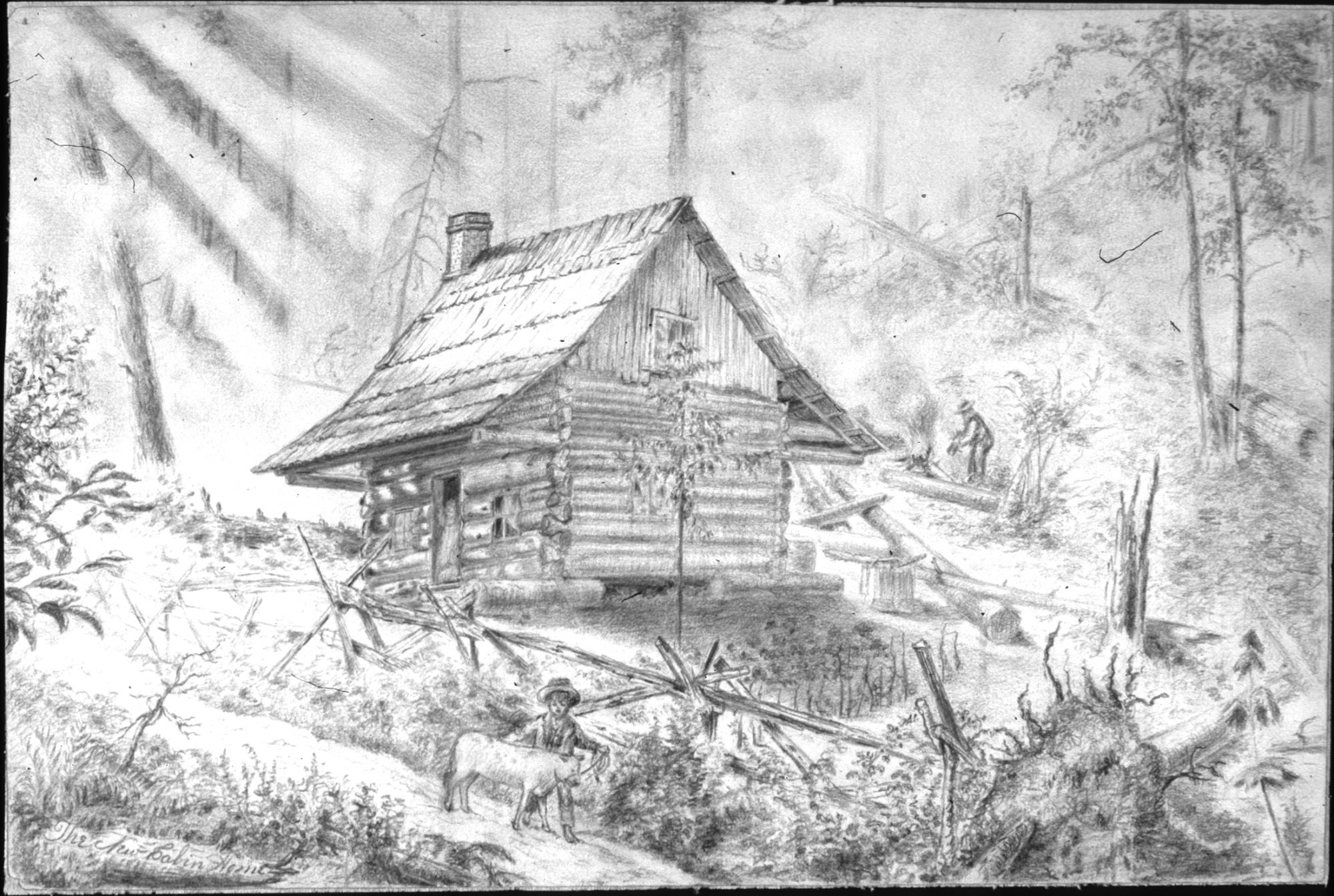 Image of Pencil drawing, 