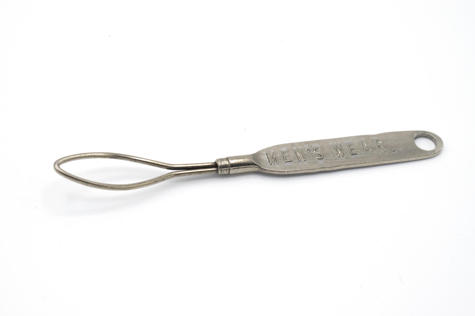 Image of Button hook for spats from Cheasty's Men's Wear Department Store, ca. 1890s