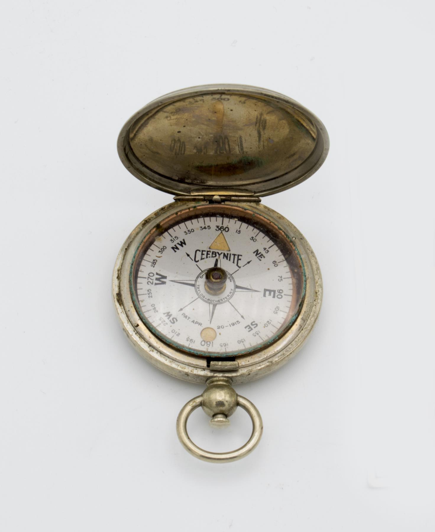 Image of Pocket watch style compass, 1910-1920