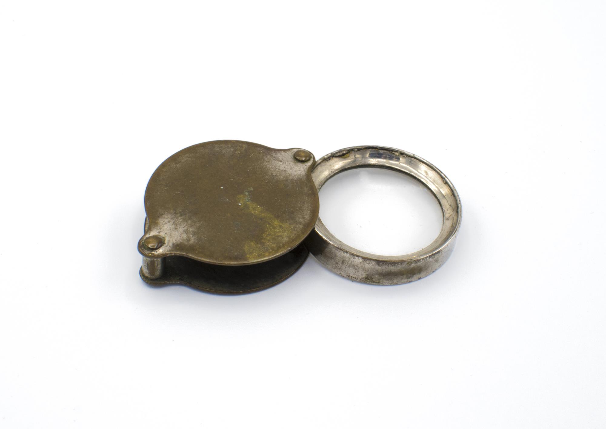 Image of Folding pocket magnifying glass used by David Denny, ca. 1840-1890