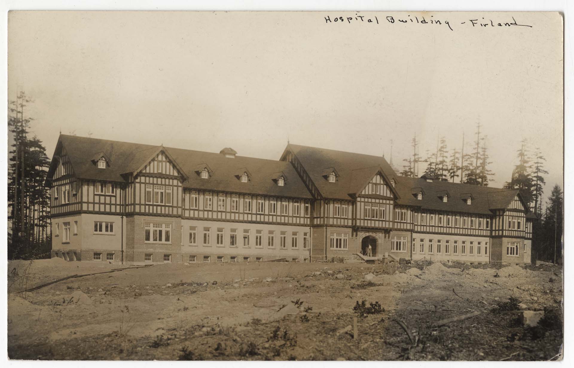 Image of Hospital building at Firlands Sanatorium, circa 1915