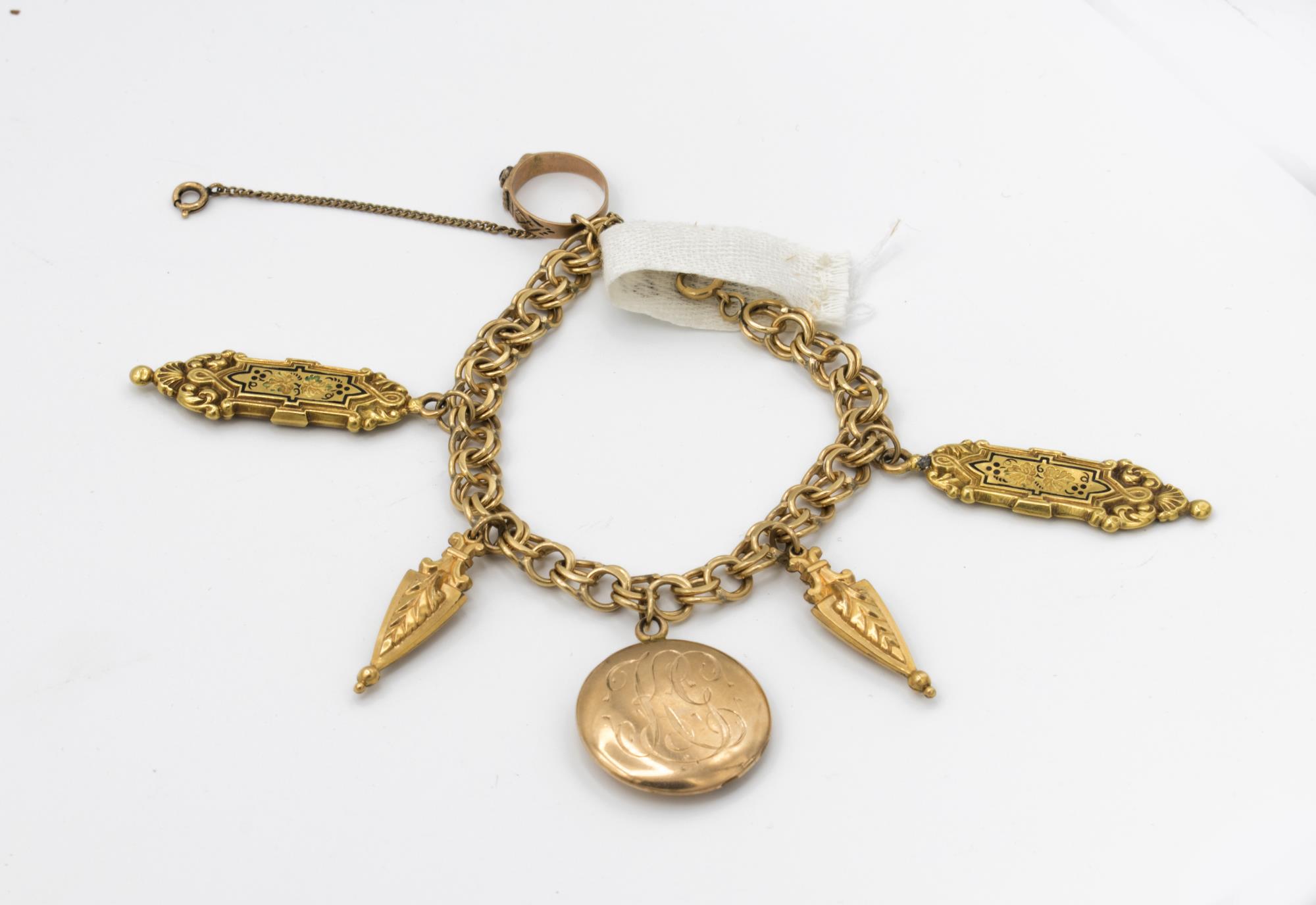 Image of Charm bracelet, 1875-1900