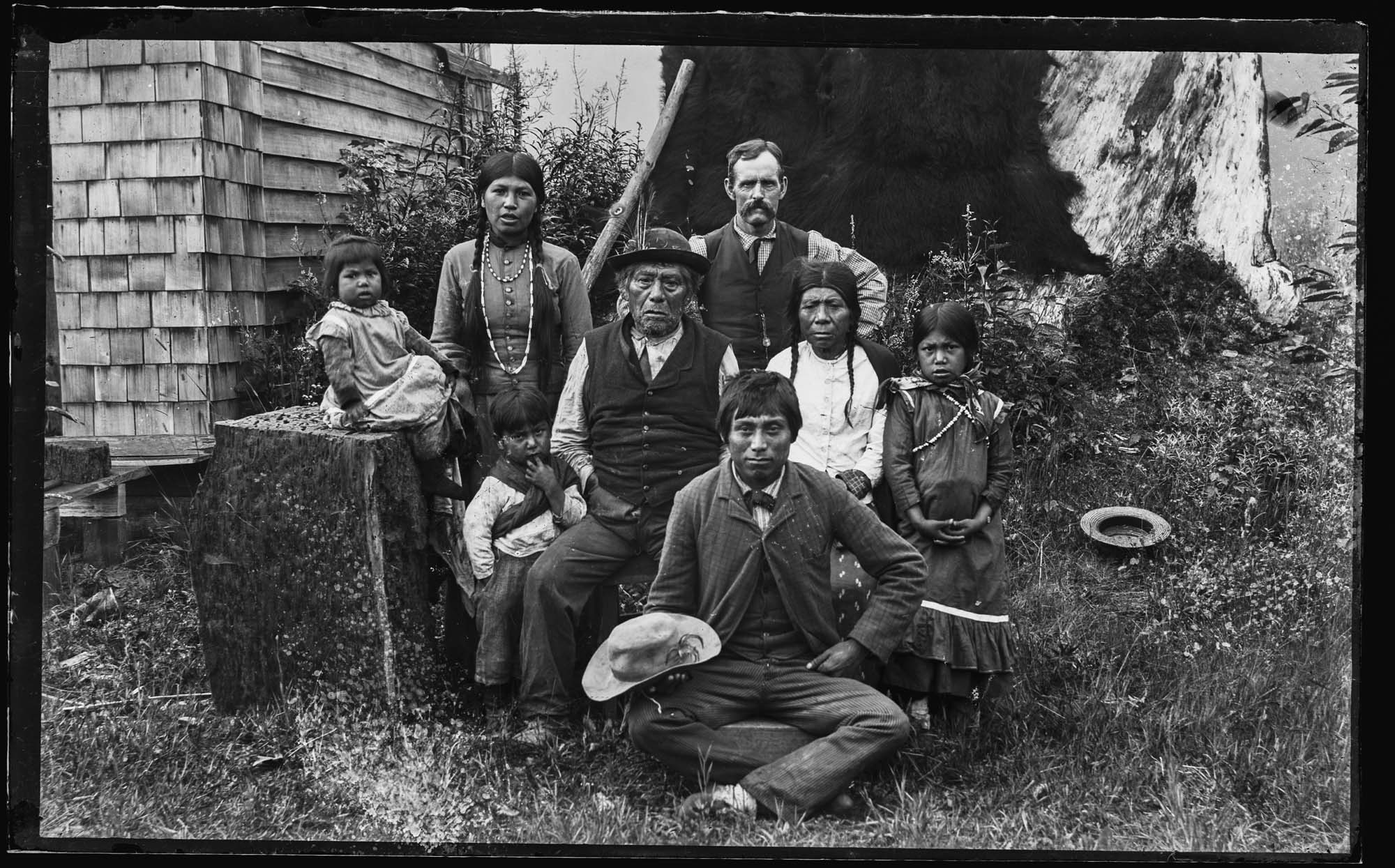 Image of Group of Nooksacks near Lynden, Washington, circa 1900