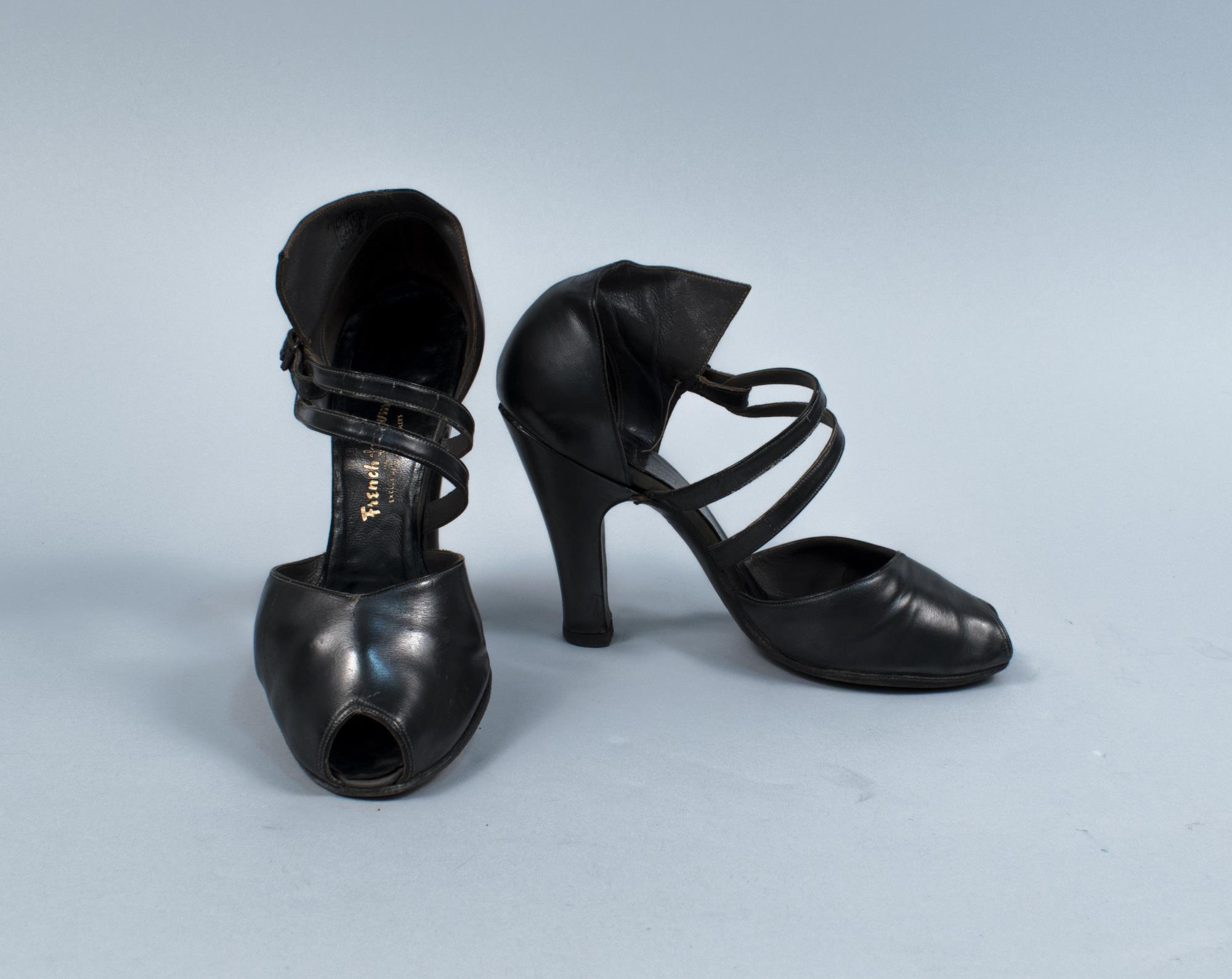 Image of Open-toed pumps, ca. 1960