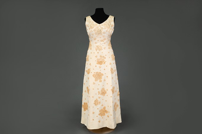 Evening dress from the House of Balmain, made for Theiline Pigott McCone,  1963  Museum of History & Industry