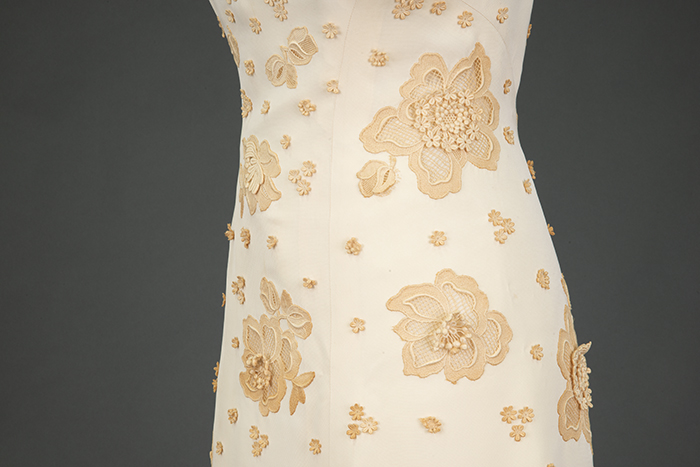 Image of Evening dress from the House of Balmain, made for Theiline Pigott McCone, 1963