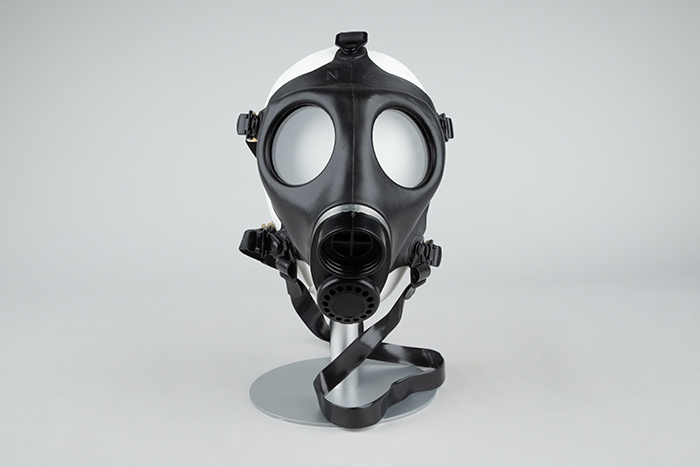 Image of Gas mask used by WTO protester, 1999