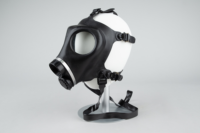 Image of Gas mask used by WTO protester, 1999
