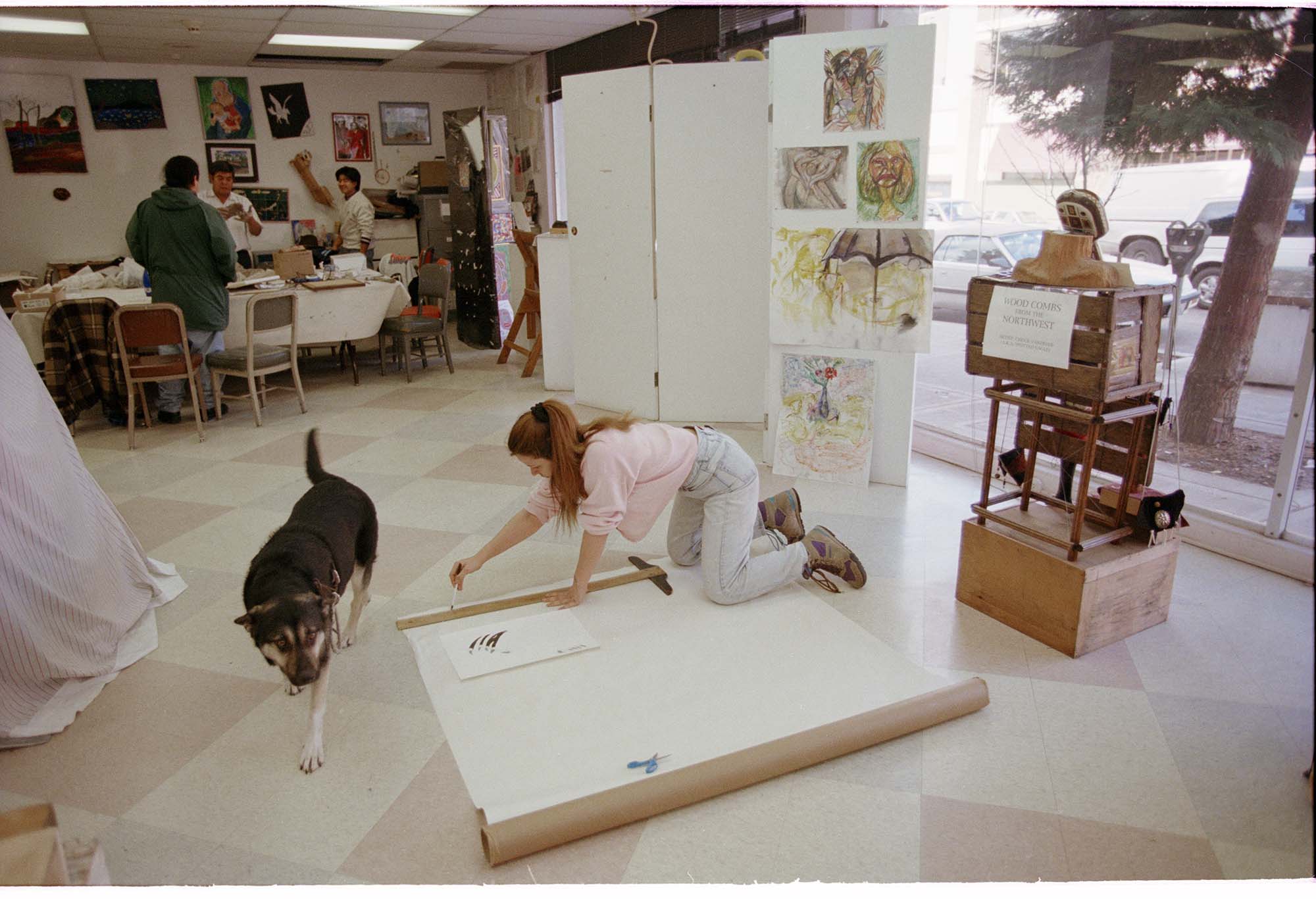 Image of Artists at the Street Life Gallery, Seattle, March 10, 1997