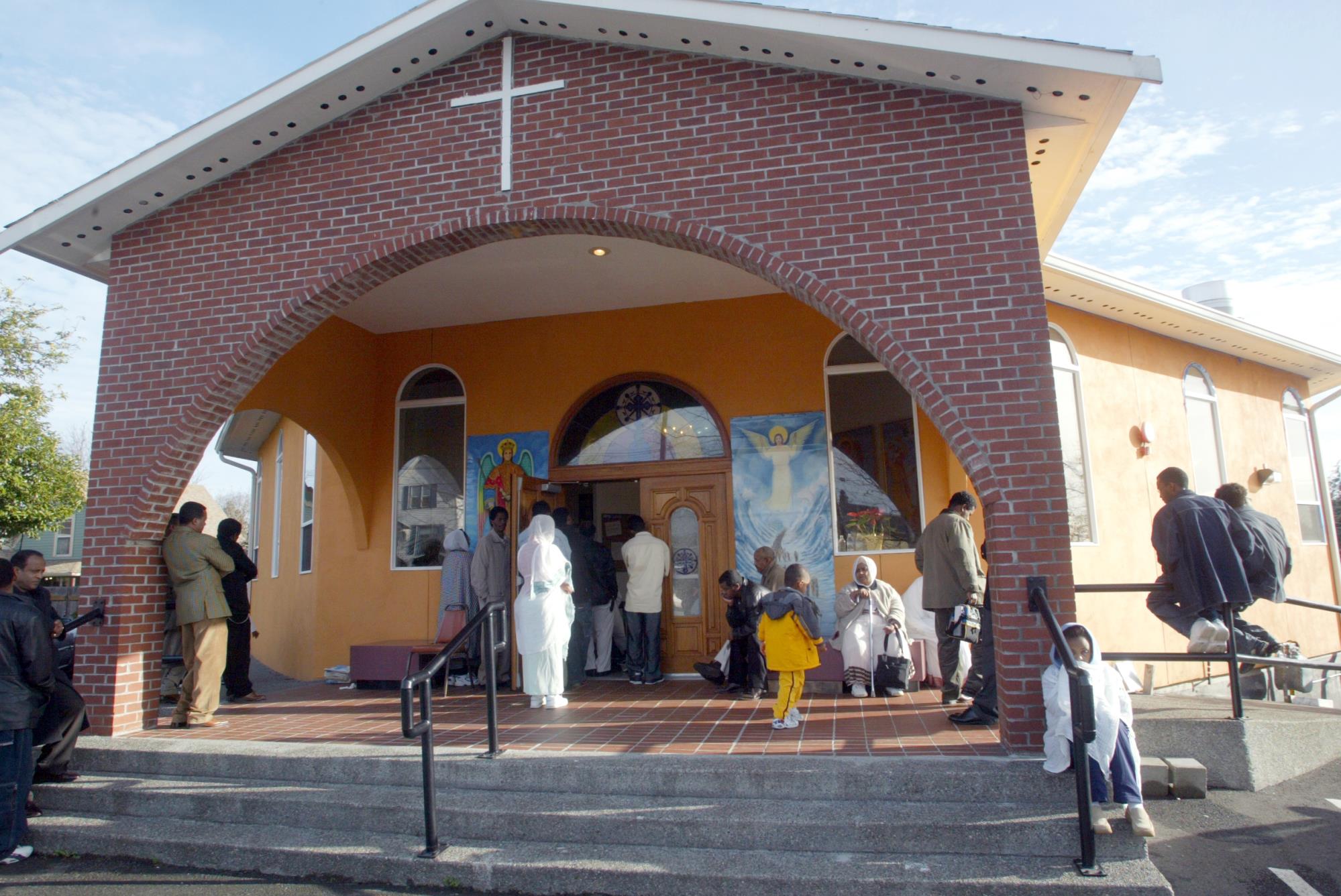 Image of Exterior of St. Gebriel Ethiopian church, Seattle, January 2003