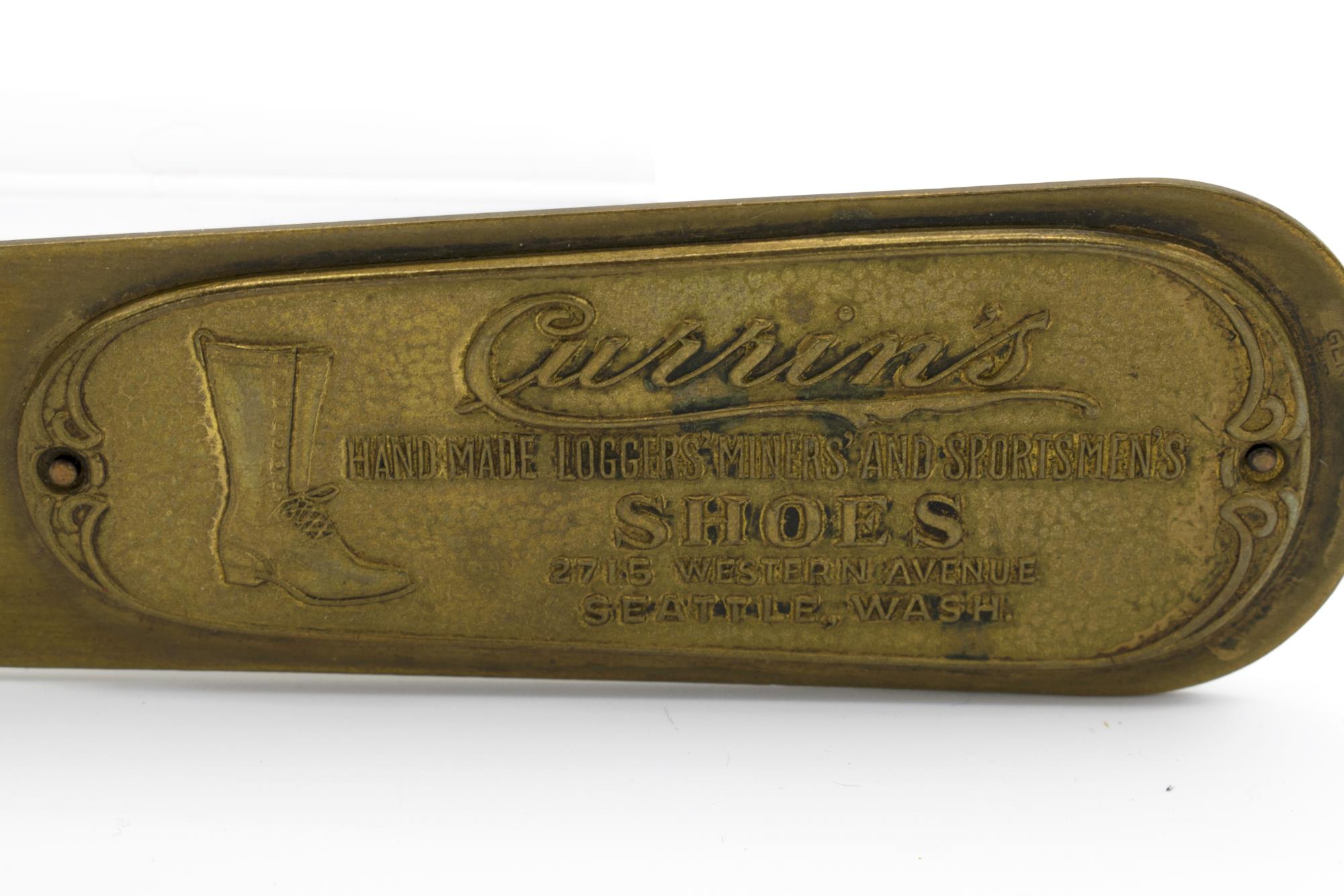 Image of Brass paper knife, ca. 1927