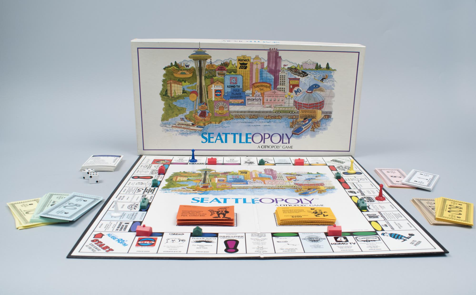Image of Seattleopoly Board Game, ca. 1989
