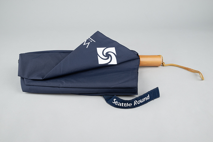 Image of World Trade Organization (WTO) umbrella given to delegates in Seattle, 1999