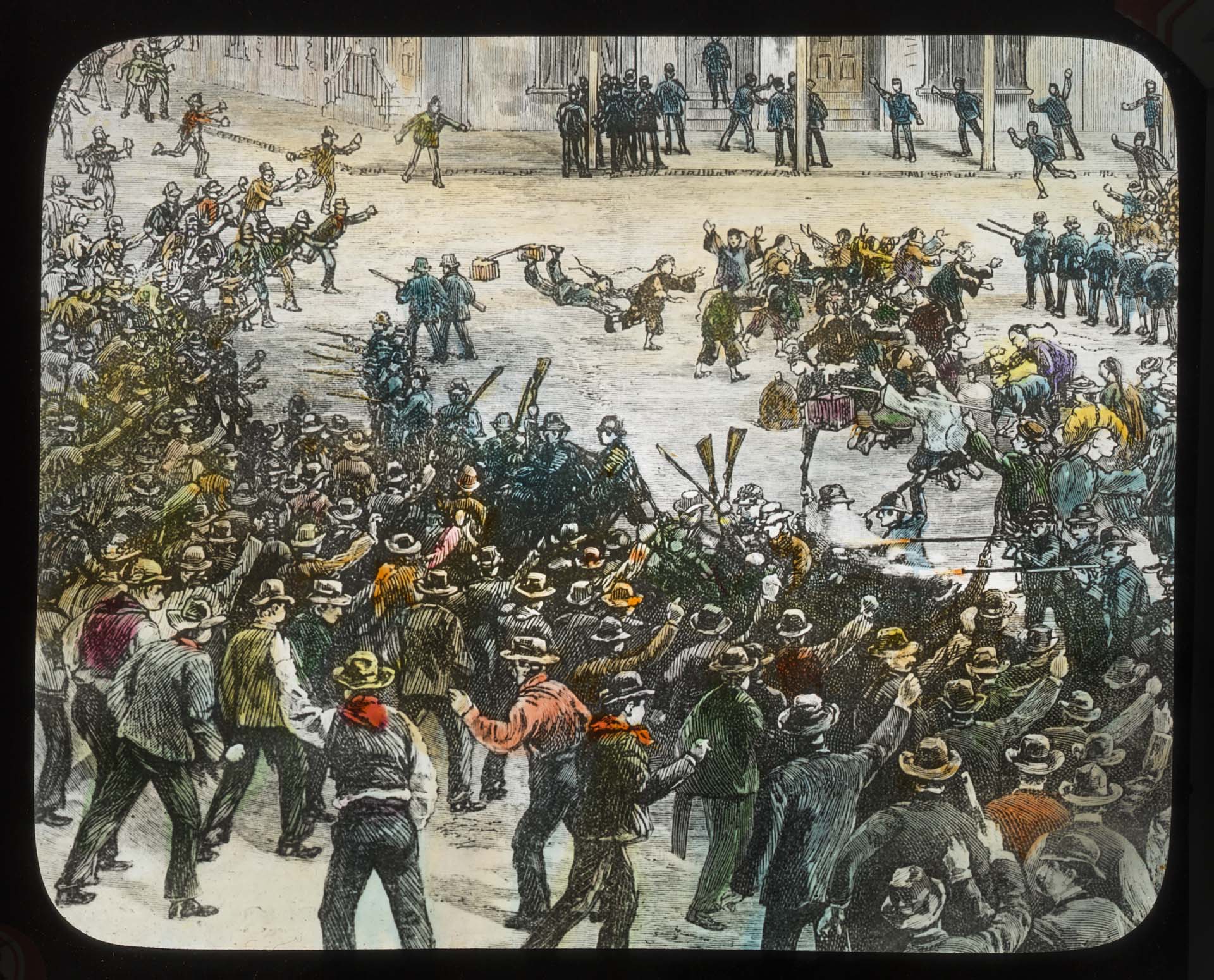 Image of Anti-Chinese riots, Seattle, 1886
