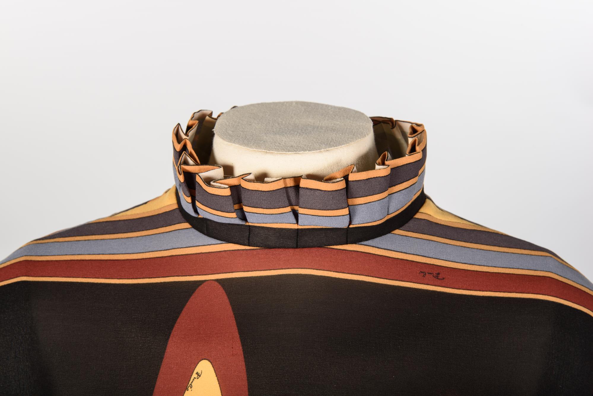 Image of Silk cocktail dress designed by Emilio Pucci, ca. 1970s