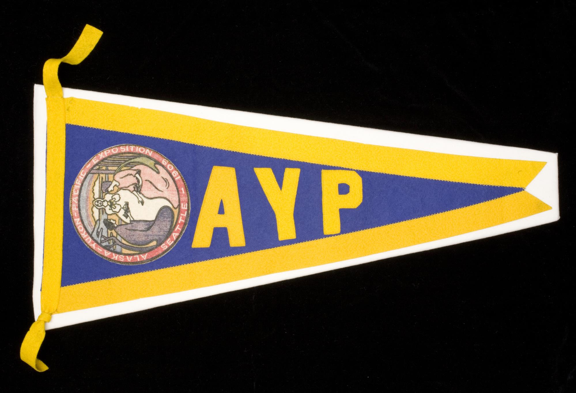 Image of Alaska-Yukon-Pacific Exposition (AYPE) pennant, 1909