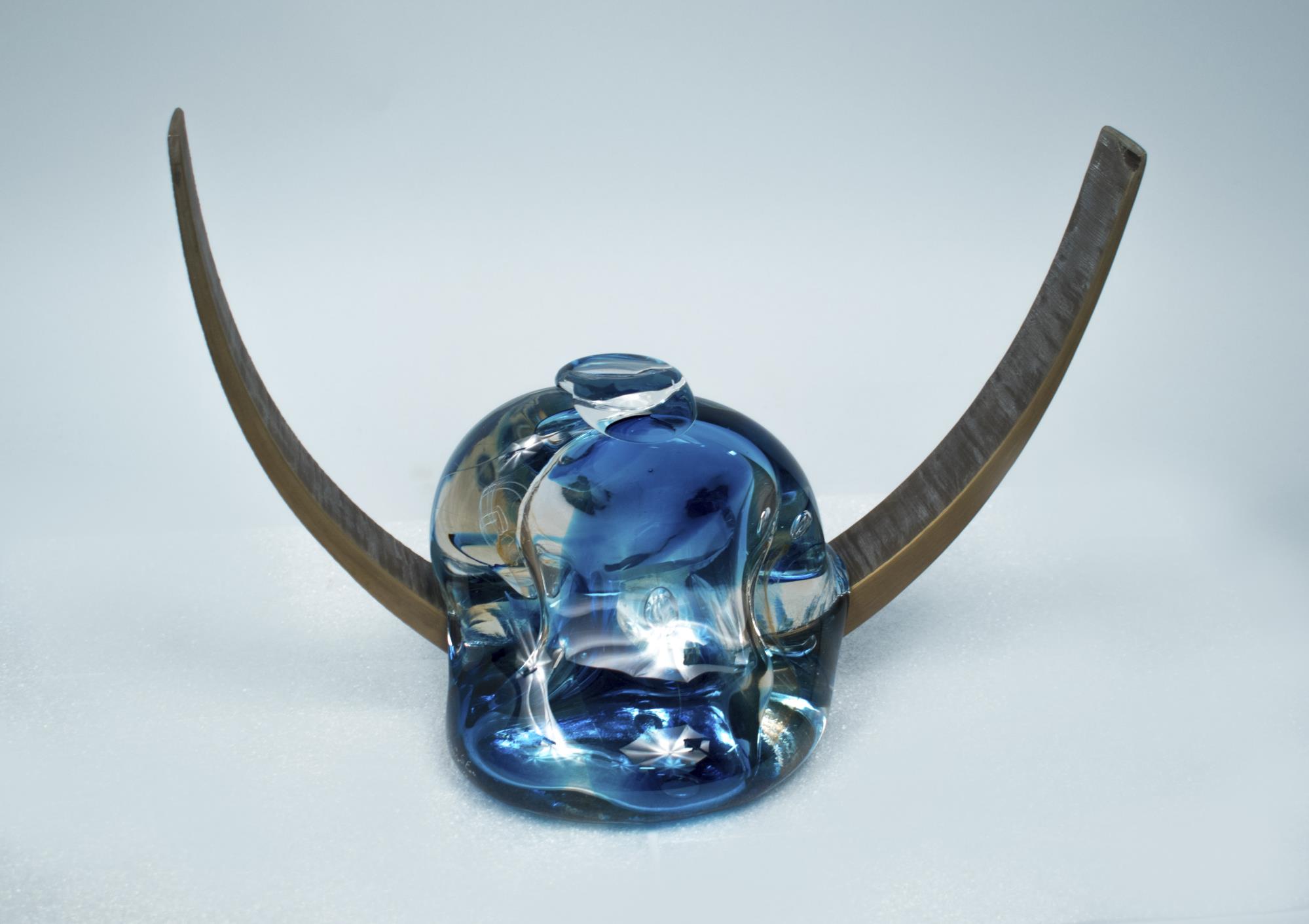 Image of Glass and steel sculpture by Doris Chase, 1997