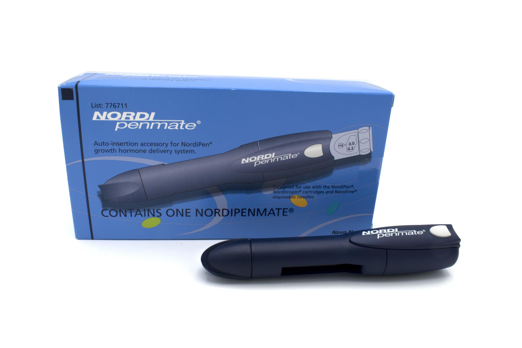 Image of The NORDIpenmate, a medicinal delivery device from Zymogenetics, 1999