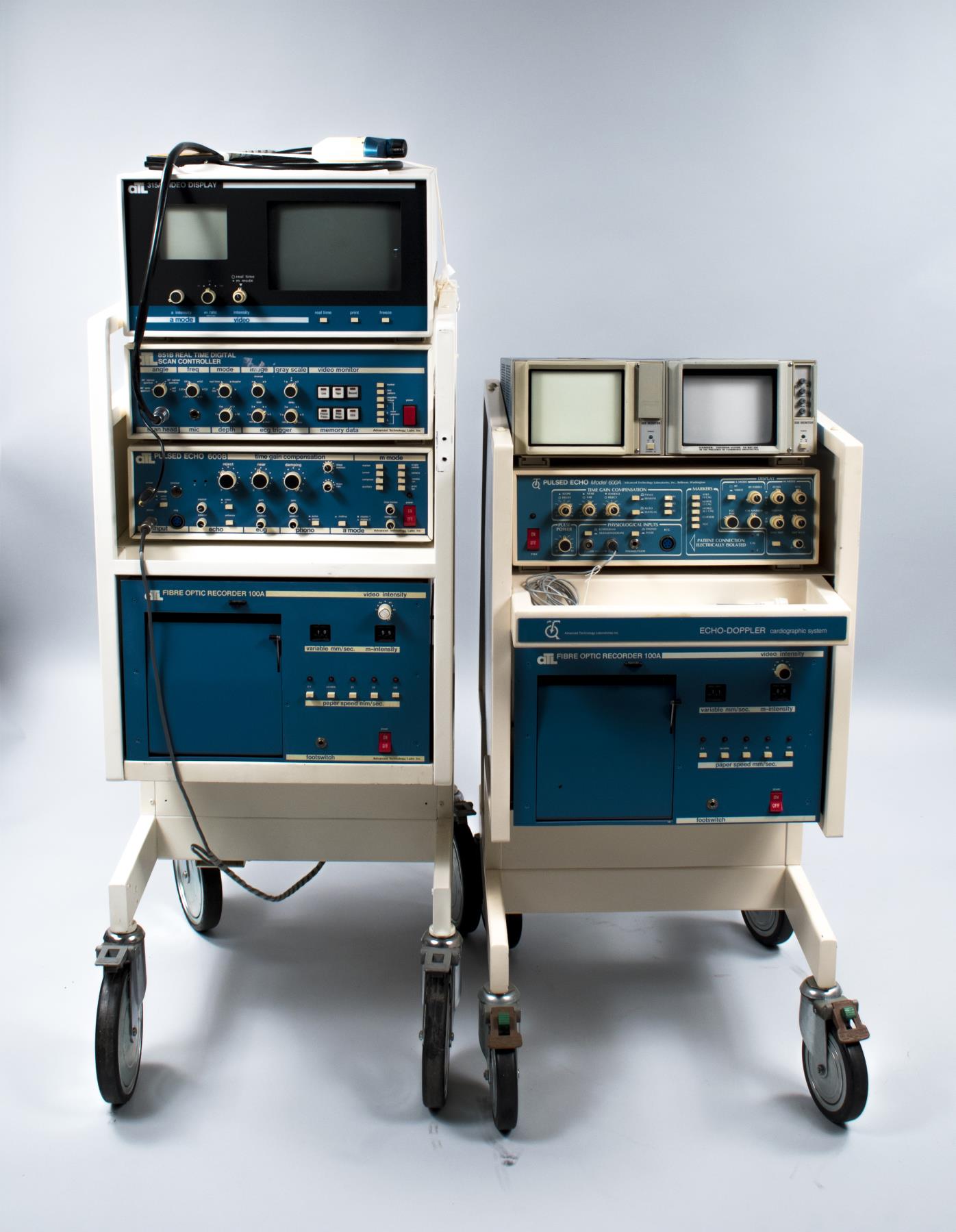 Image of Mark III ultrasound machine with 720 scanhead, ca. 1978