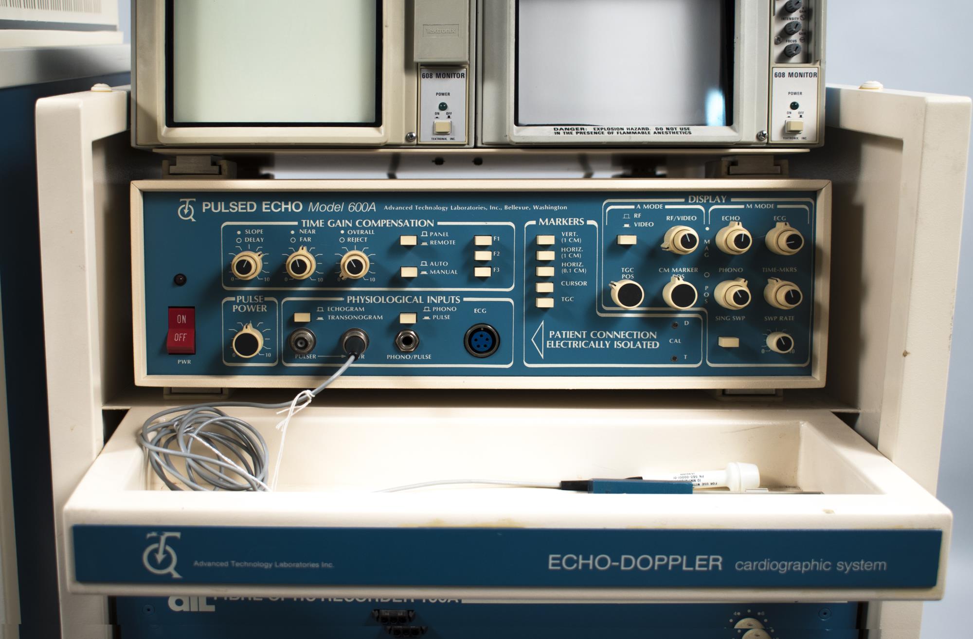 Image of Mark II ultrasound machine, ca. 1976