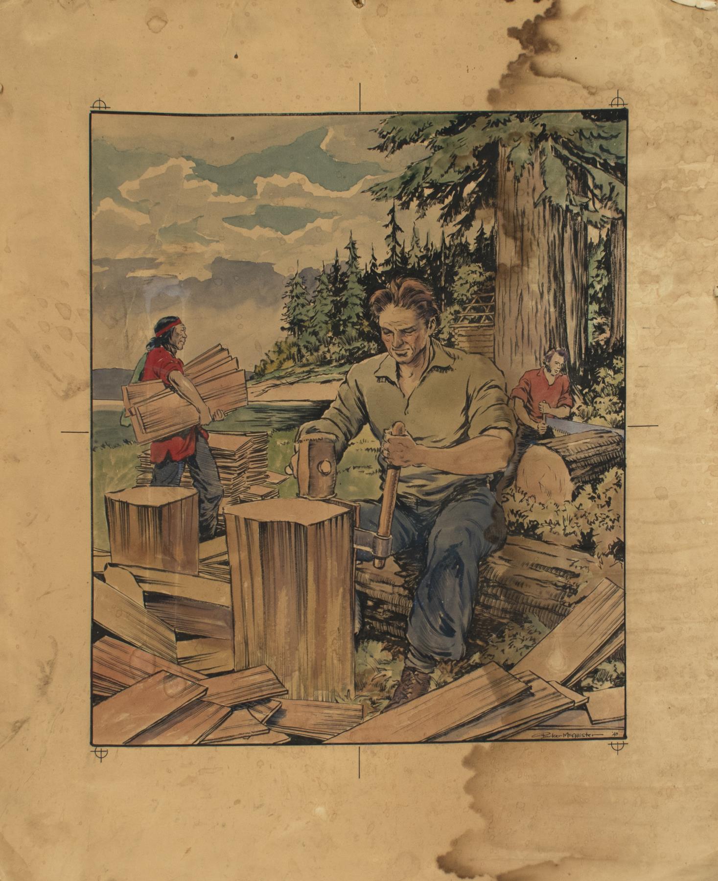 Image of Watercolor illustration, 