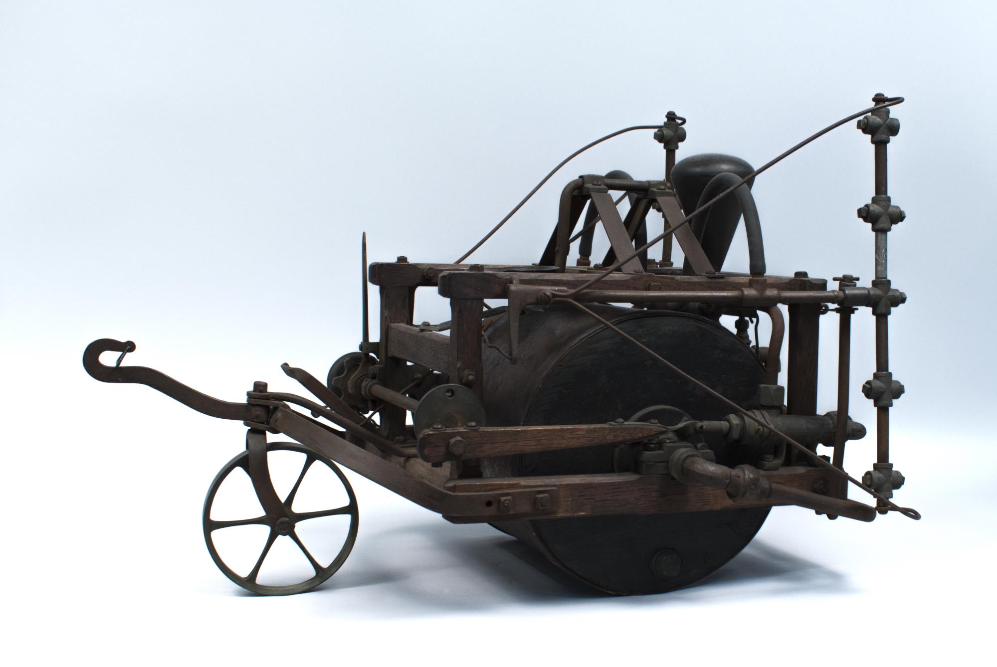 Image of Product model of Puyallup rolling hops sprayer, ca. 1895