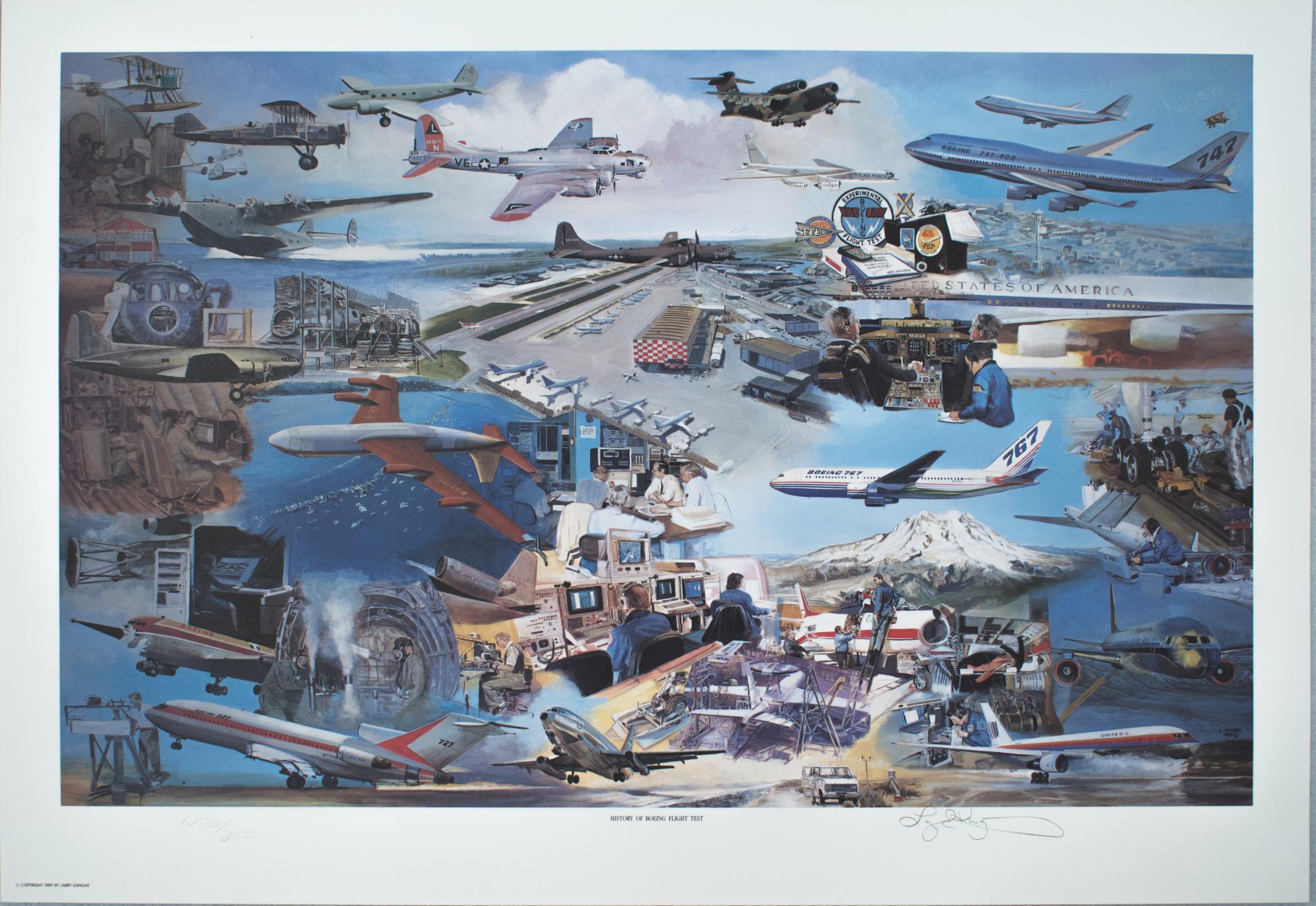 Image of Limited edition print of a mural of 