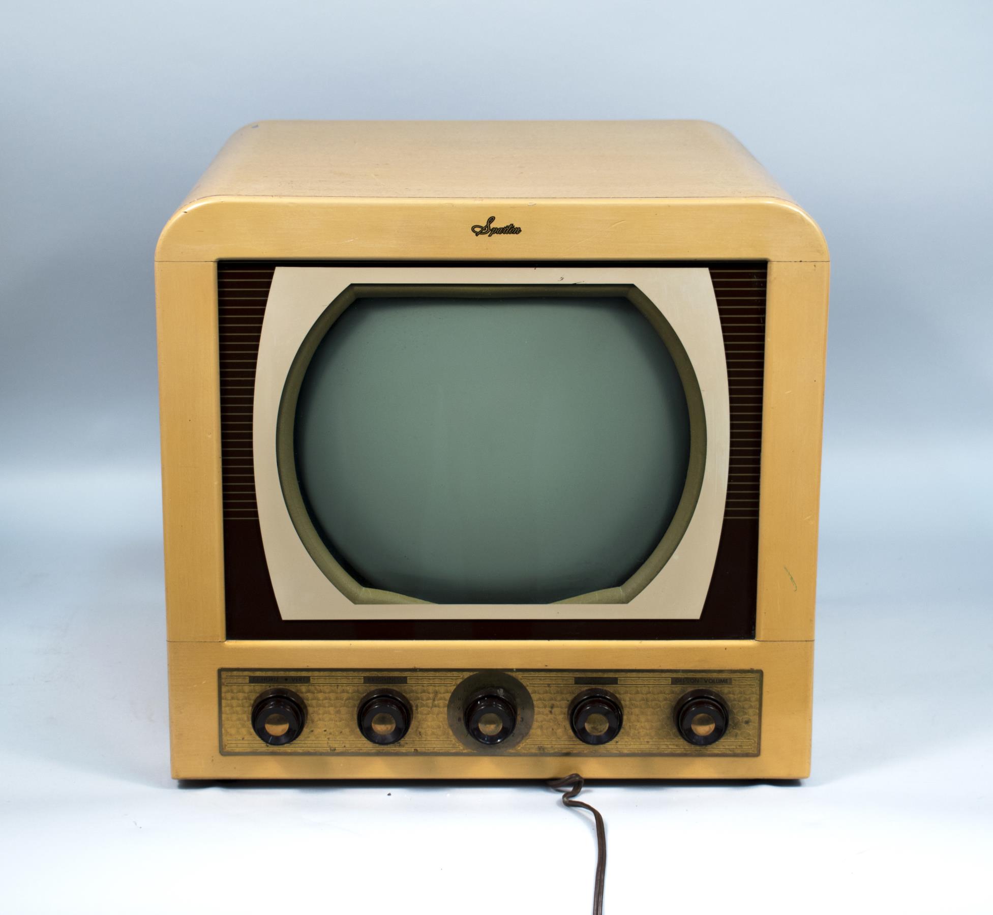 Image of Table-top model Sparton television set, 1948