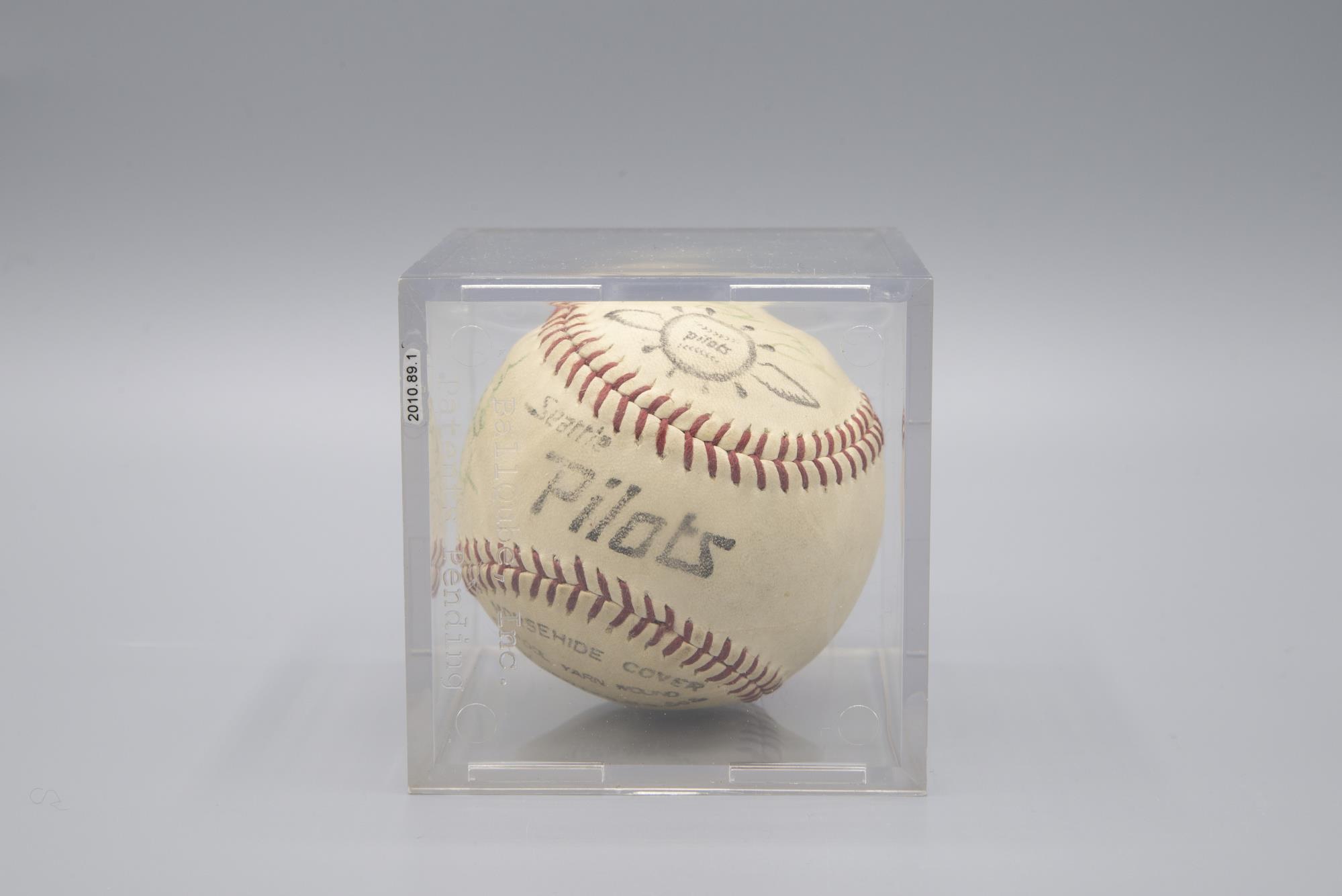 Image of Baseball signed by members of the Seattle Pilots, 1969