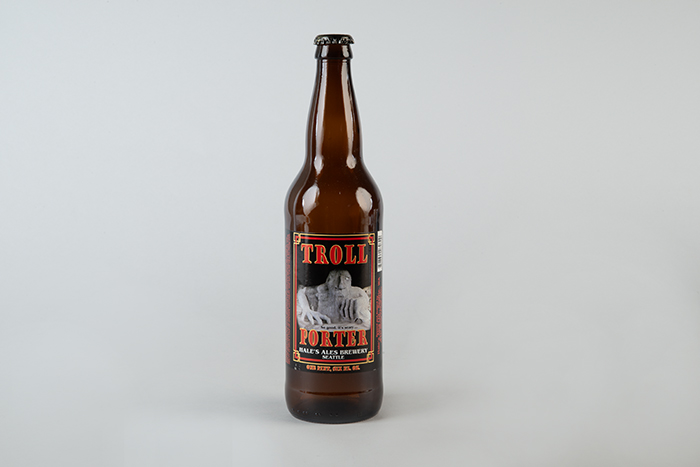 Image of Beer bottle, Troll Porter, Hale's Ales, 2011