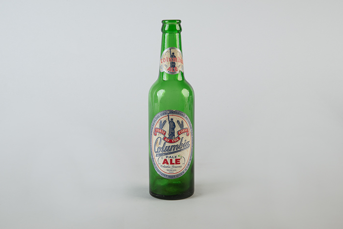 Image of Beer bottle, Columbia Pale Ale, Columbia Breweries, 1948