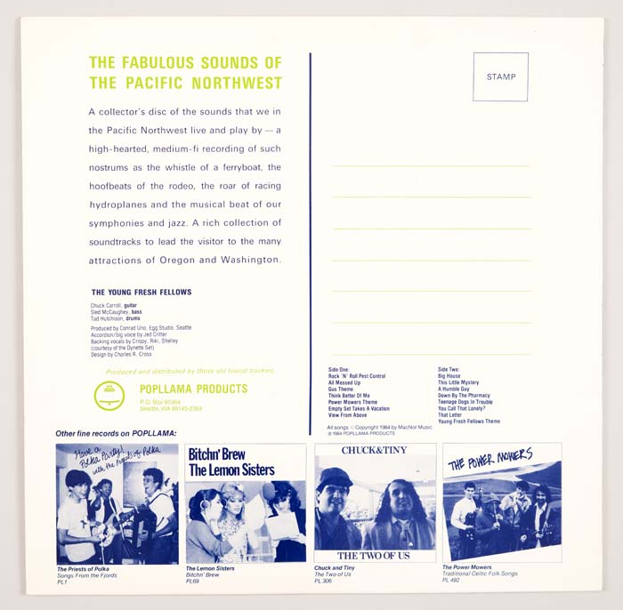 Image of LP record album, The Young Fresh Fellows, 