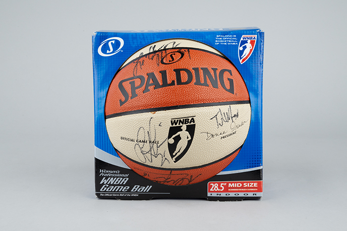 Image of Signed Seattle Storm team ball from 2010 championship season