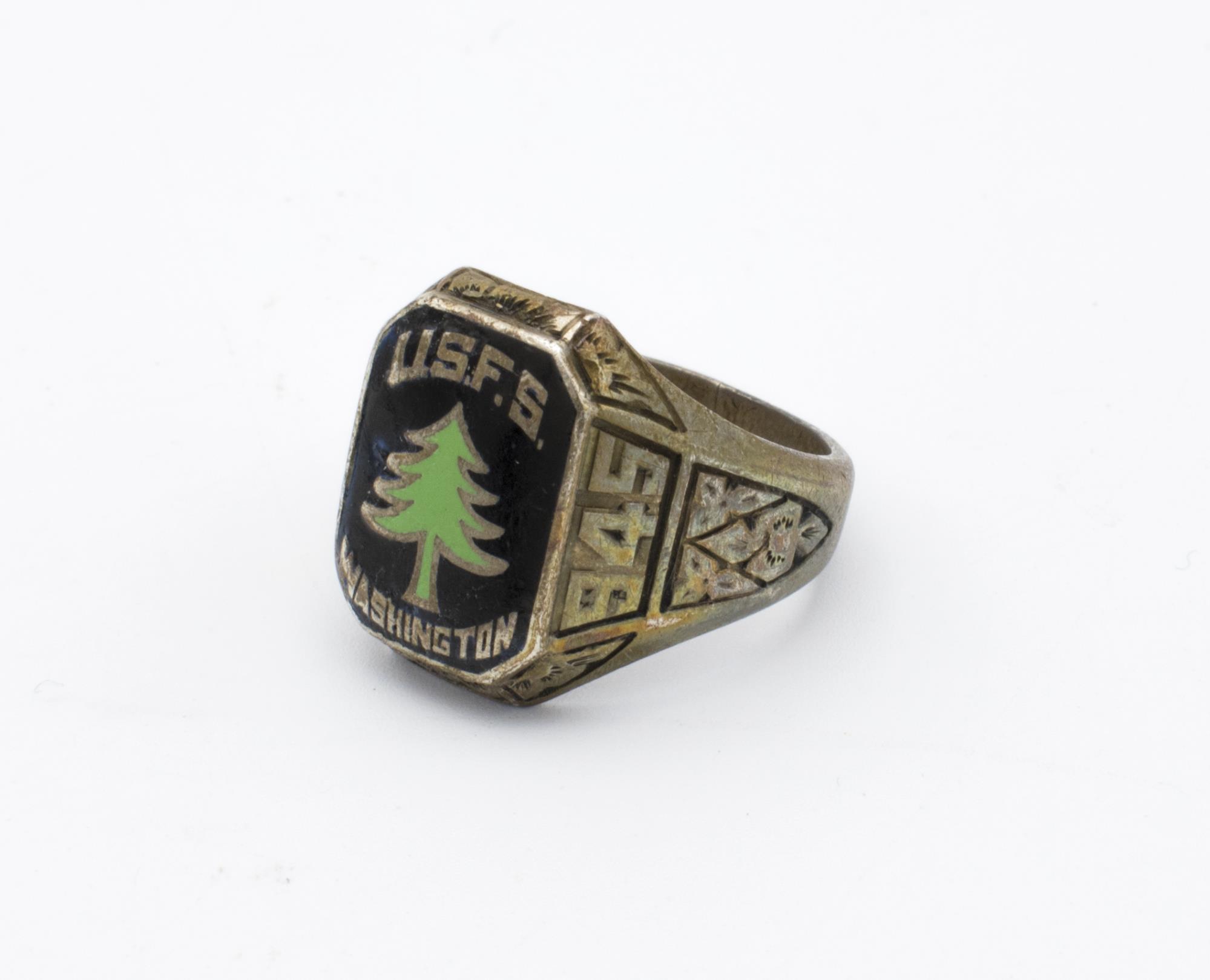 Image of Washington Conservation Corps ring, ca. 1940s